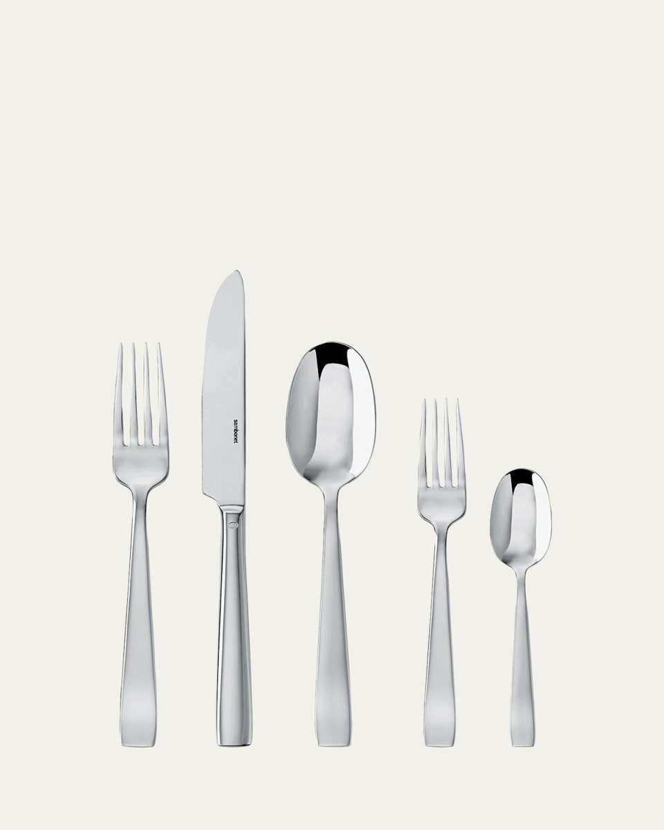 Flat 5-Piece Flatware Place Setting